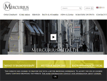 Tablet Screenshot of mercuriushealth.com